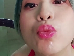 Chinese Trap Training Her Throat