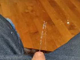 Public pee in empty waiting room