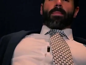 Financial specialist hunk gets his tight butt beat hard by BF