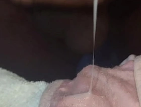 Jacked Off & Rubbed My Cum In Granny Pussy Stained Panties