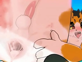 Orange Furry Gets Fucked Anal