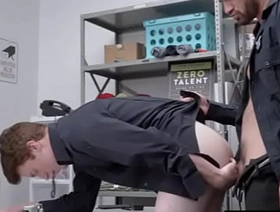 Married Cop bareback fucked- PerpDick