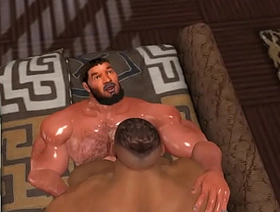 two musclebear football players fuck
