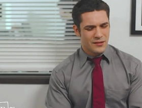Awkward Hunk Finally Fucks Boss At Work - The Office Gay Parody - Disruptive