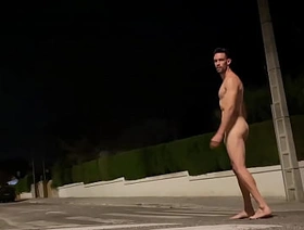 Walking nude at night around the neighborhood