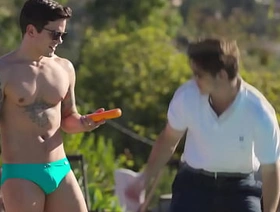 Hot jock Dakota Payne seducing a new pool guy