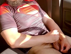 After the gym Ozmyr gets urges in the parking lot