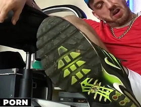 19 - BAD GUY PLAYS WITH HIS HUGE COCK
