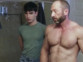 FamilyDaddy - Cute Twink Stepson Fucked By Hunk Stepdad After Helping His Shave His Body - Rob Quin, Muscled Madison