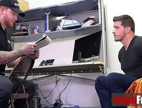 This Gay Hunk Causes Trouble For Cop's Attention