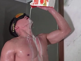 Drenched in milk! Is that how you like it when playing?