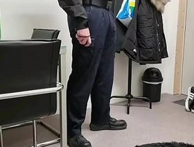 Straight Lonely Security Worker Seduced