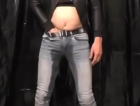 pissing rubber boy