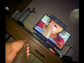 Watching My Own Porn & Jerking Off With Lotion