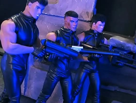 men in leather