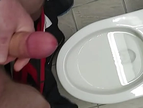 mycock4U2see Standing at Toilet Jerking Off