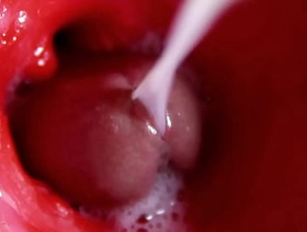 CAMERA INSIDE PUSSY: POWERFULL CUM IN PUSSY! BEST Internal ASMR in 4K MORE SPERM