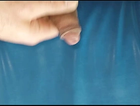 masturbation and ejaculation on the gym mat
