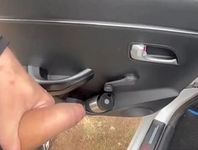 The hole is smoking from fucking a lot of hot cum of handsome guys in public