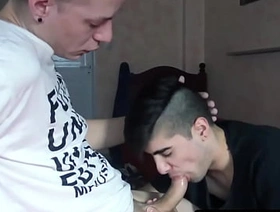 LecheLatinos.com - inexperienced gay Latino breeds and blows a hung top for money and pleasure