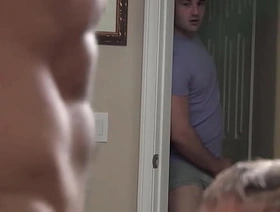FamilyTwink - Gay Stepdad and his Stepson Allure the Handsome Delivery Guy