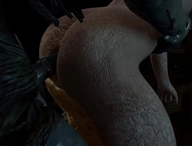 Malenia Is Fucked Standing by Ranni the Witch with a Big Cock