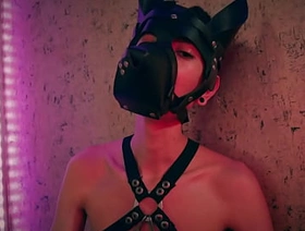 BDSM Halloween Big Cock Skinny Twink Magic C Jerking And Cumming On His Feet