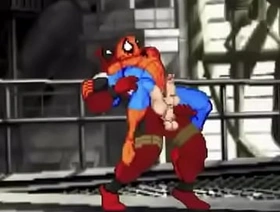 Deadpool Fucks Spiderman Mugen