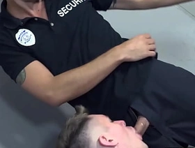 Tattooed stud Zak Bishop dominated horny officer Jace