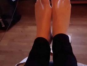 Nylonfüsse am Abend